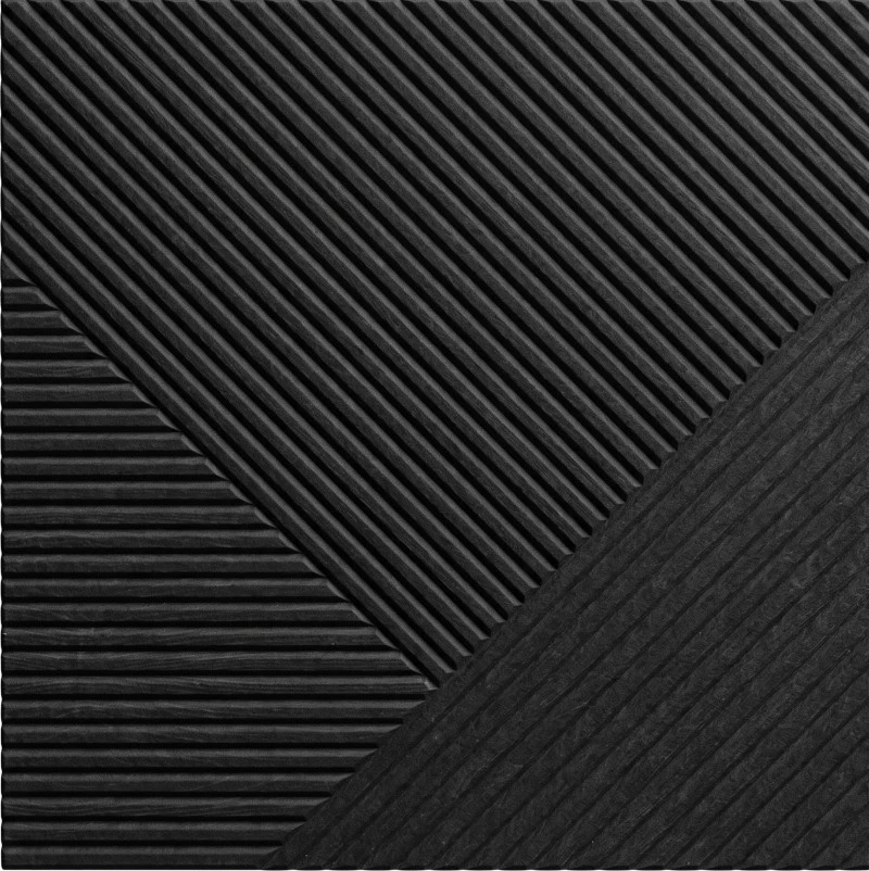 Wonear 3D-печать с УФ-печатью рифленая ПЭТ-панель из черного дерева Wonear 3D-печать с УФ-печатью рифленая ПЭТ-панель из черного дерева